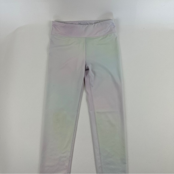 Nike Dri Fit Leggings Girls XL Pink Yellow Unicor - Picture 4 of 10